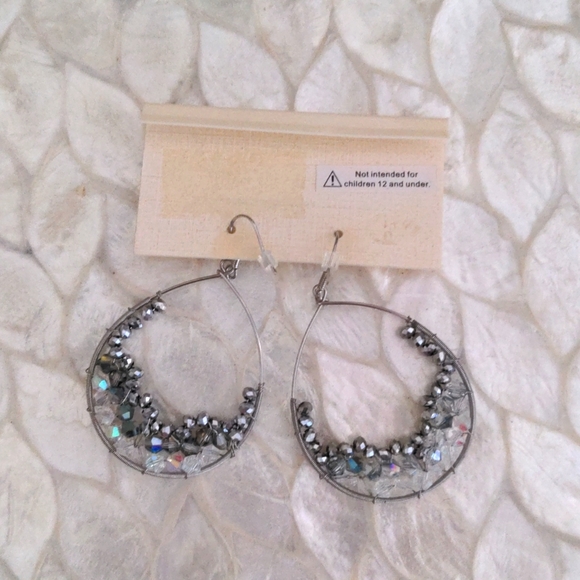 Fun Hoop Earrings, NWT! - Picture 3 of 4